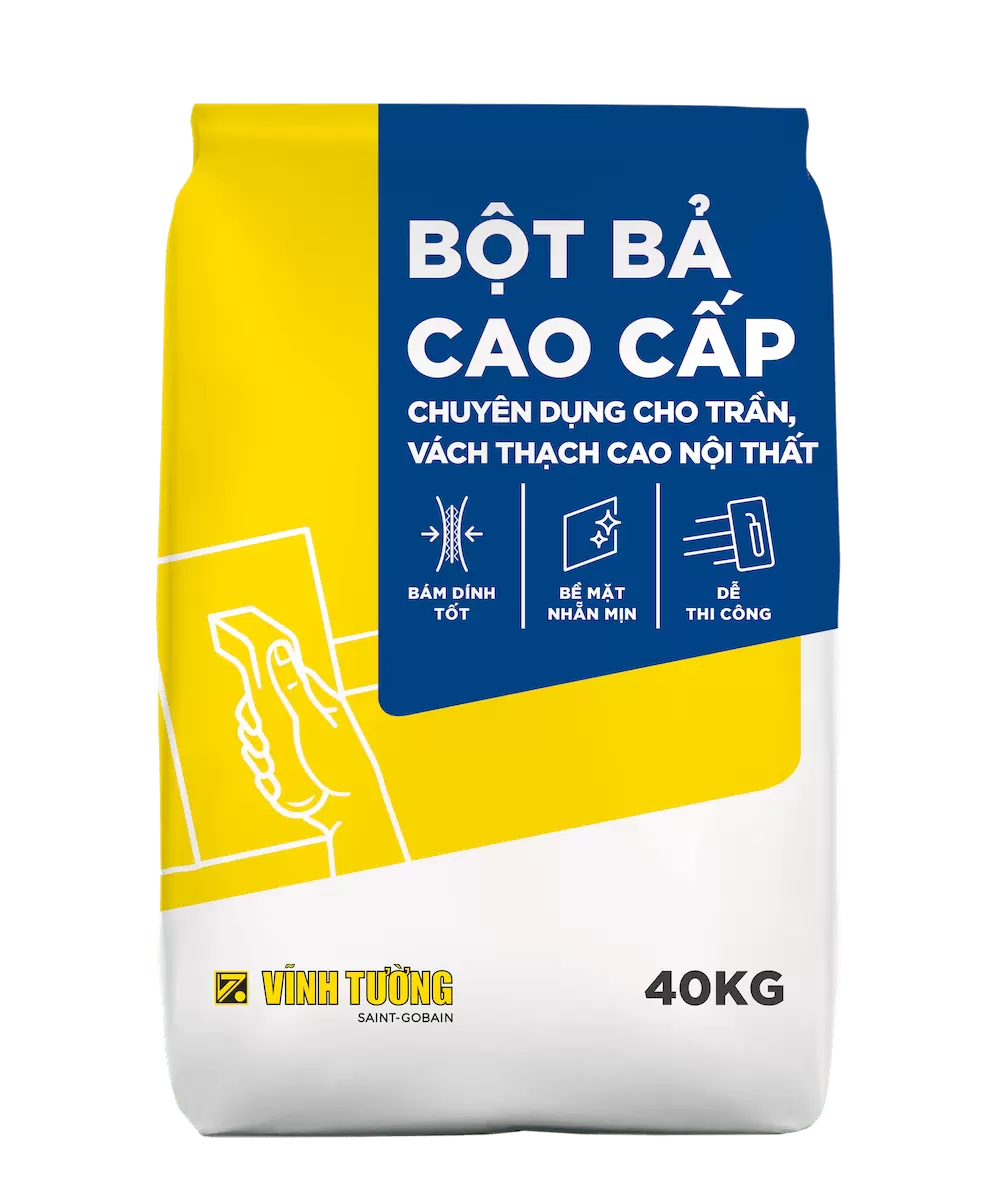 Bột bả Vĩnh Tường nội thất