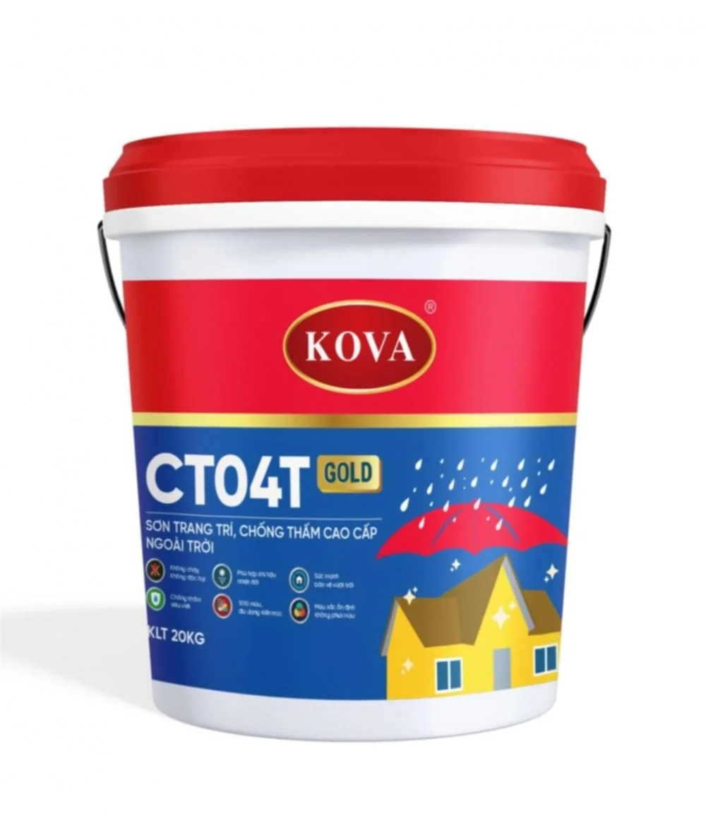 Sơn chống thấm cao cấp ngoài trời - CT04T GOLD
