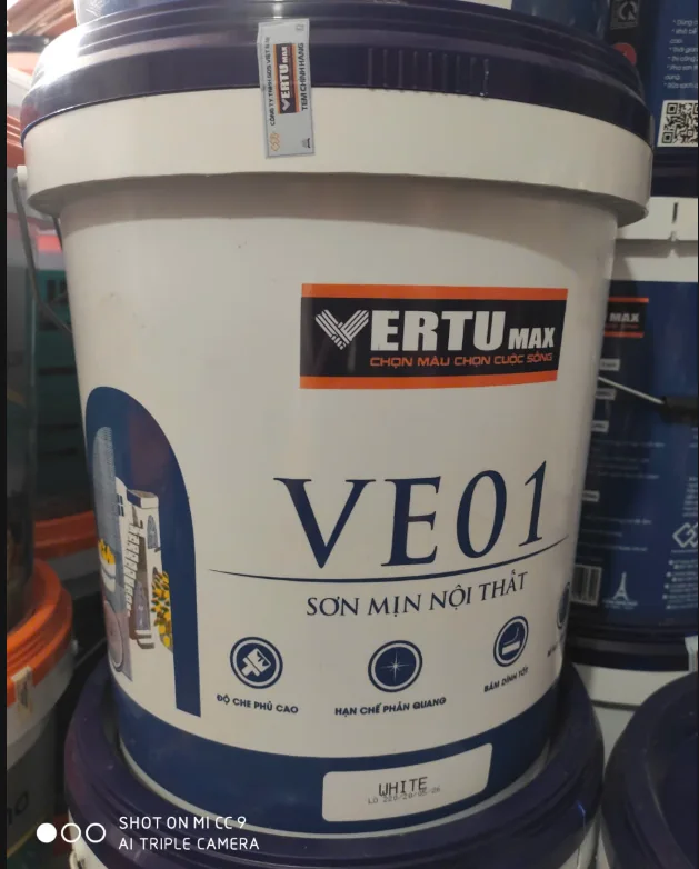 VE01- Sơn mịn nội thất Vertumax VE01 (9m2/L)